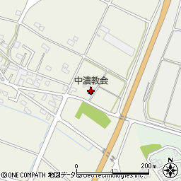 日本キリスト教団中濃教会周辺の地図