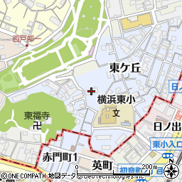 野毛山公園三和プラザ周辺の地図