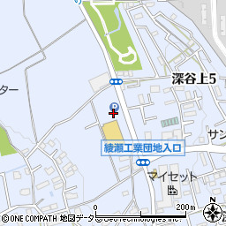 神奈川県綾瀬市深谷上6丁目52周辺の地図