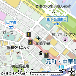 コート・ダジュール 元町・中華街店周辺の地図
