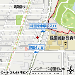 セブンイレブン横浜緑園６丁目店周辺の地図