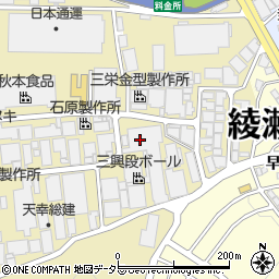株式会社三興段ボール　発送業務部周辺の地図