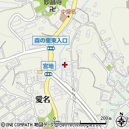 神奈川県厚木市愛名1180-1周辺の地図