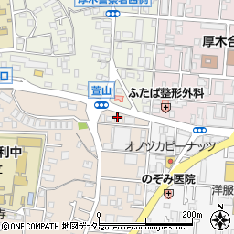 穂高電子株式会社　厚木営業所周辺の地図