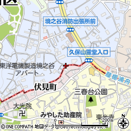 神奈川県横浜市西区境之谷86周辺の地図