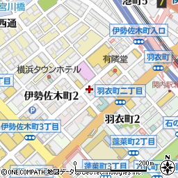 横浜家系ラーメン 銀家 伊勢佐木町店周辺の地図