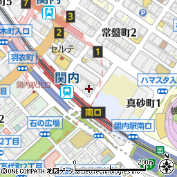横浜関内ビル周辺の地図