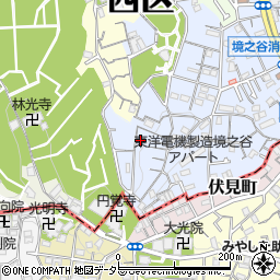 神奈川県横浜市西区境之谷115-81周辺の地図