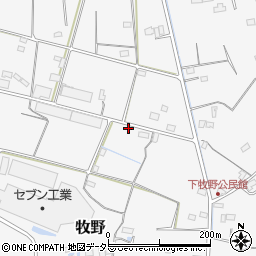 岐阜県美濃加茂市牧野1566-2周辺の地図