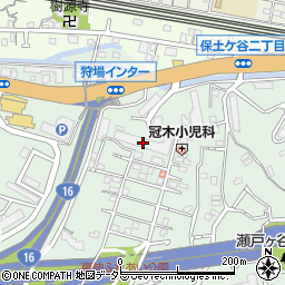 神奈川県横浜市保土ケ谷区狩場町460-1周辺の地図