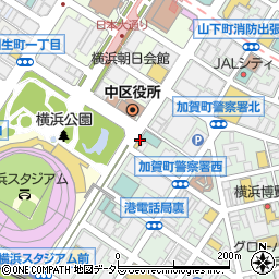 横浜関内 FLASH BACK CAFE （フラッシュバックカフェ）周辺の地図