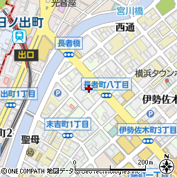 ハナ信用組合横浜支店周辺の地図