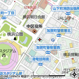 ファミリーマート横浜公園前店周辺の地図