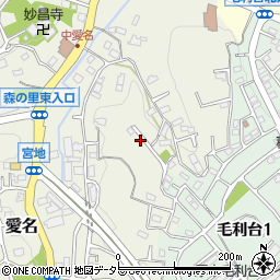 神奈川県厚木市愛名1201-5周辺の地図