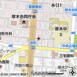 神奈川県厚木市水引1丁目3周辺の地図