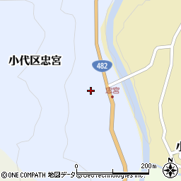兵庫県美方郡香美町小代区忠宮191周辺の地図