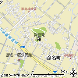 祥雲菴周辺の地図