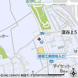 神奈川県綾瀬市深谷上6丁目53周辺の地図