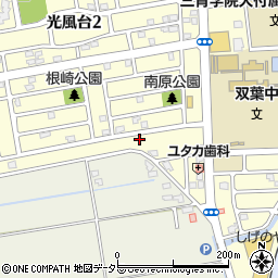 千葉県市原市光風台1丁目37周辺の地図