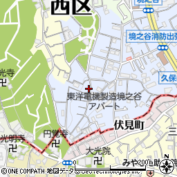 神奈川県横浜市西区境之谷114周辺の地図