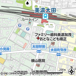ななし亭太田駅前店周辺の地図