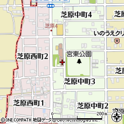 岐阜県本巣郡北方町芝原中町3丁目50周辺の地図