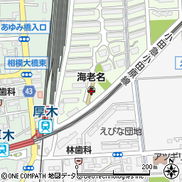 神奈川県海老名市さつき町5周辺の地図