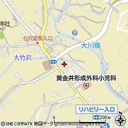 黄金井酒造株式会社周辺の地図