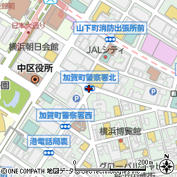 加賀町警察署北周辺の地図