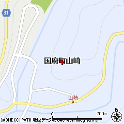 鳥取県鳥取市国府町山崎周辺の地図