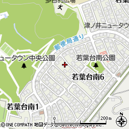 鳥取県鳥取市若葉台南6丁目14-8周辺の地図