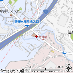 横浜今井郵便局周辺の地図