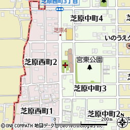 岐阜県本巣郡北方町芝原中町3丁目17周辺の地図