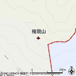 権現山周辺の地図