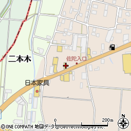 鳥取県米子市淀江町佐陀683-6周辺の地図