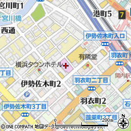 エクセル伊勢佐木周辺の地図