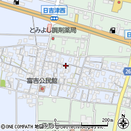 鳥取県日吉津村（西伯郡）富吉周辺の地図