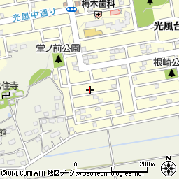 千葉県市原市光風台1丁目107周辺の地図