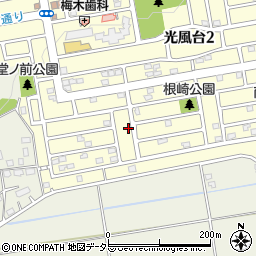 千葉県市原市光風台1丁目154周辺の地図