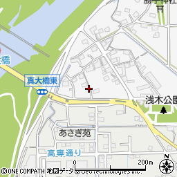 岐阜県本巣市海老433周辺の地図