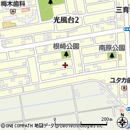 千葉県市原市光風台1丁目240周辺の地図