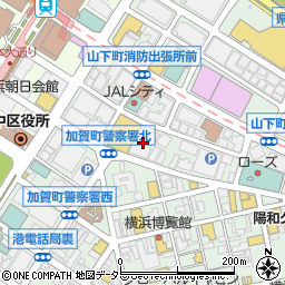 リシェ横浜山下公園周辺の地図