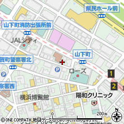 神奈川県警親会周辺の地図