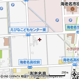 神奈川県海老名市中新田周辺の地図
