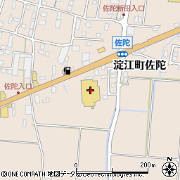 ダイソーいない淀江店周辺の地図