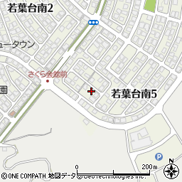 鳥取県鳥取市若葉台南5丁目3-21周辺の地図