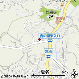 神奈川県厚木市愛名306-1周辺の地図