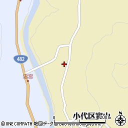 兵庫県美方郡香美町小代区實山182周辺の地図