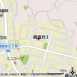 千葉県袖ケ浦市蔵波台3丁目周辺の地図