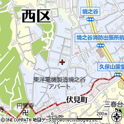 神奈川県横浜市西区境之谷100周辺の地図